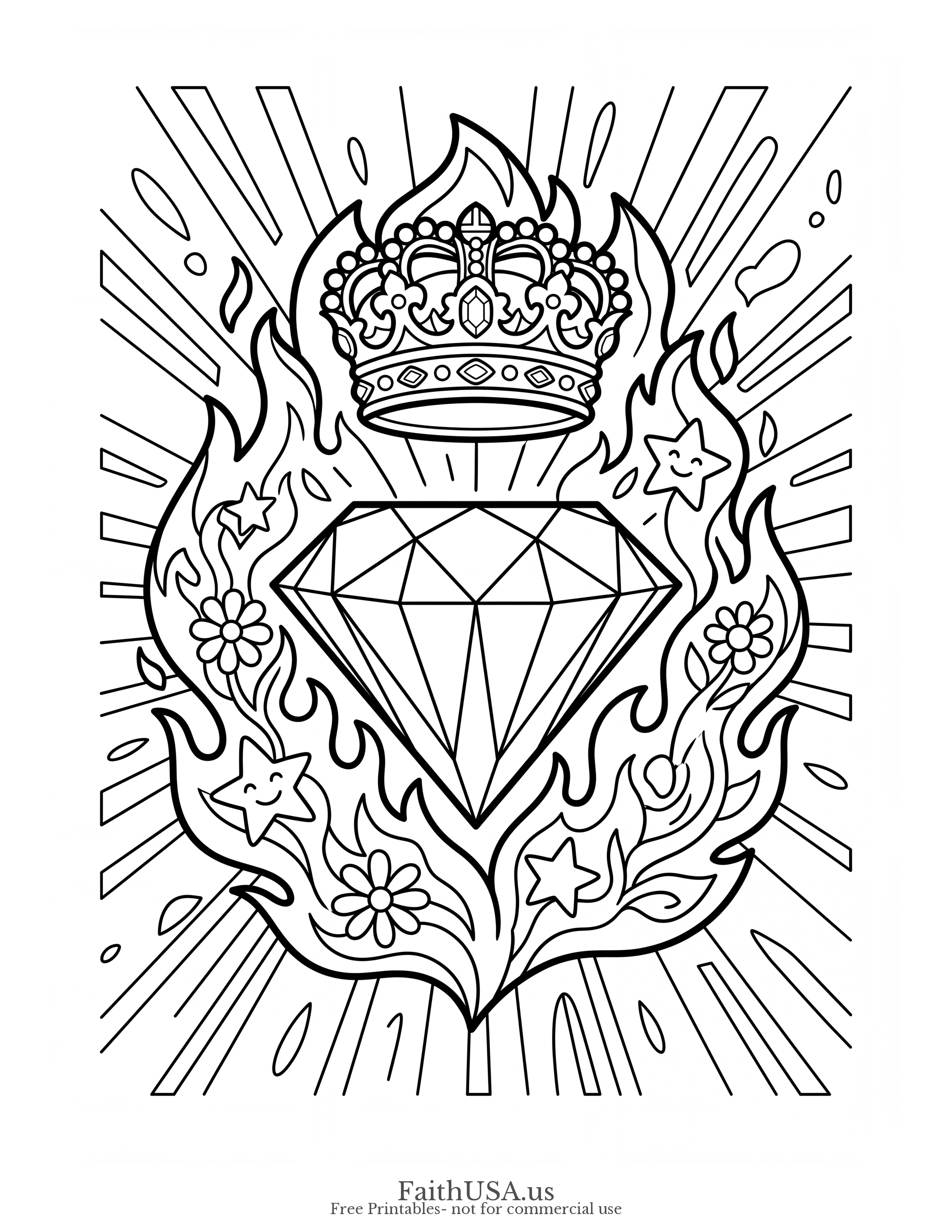 James 1:2-3 (Simple) - Free printable bible verse coloring page