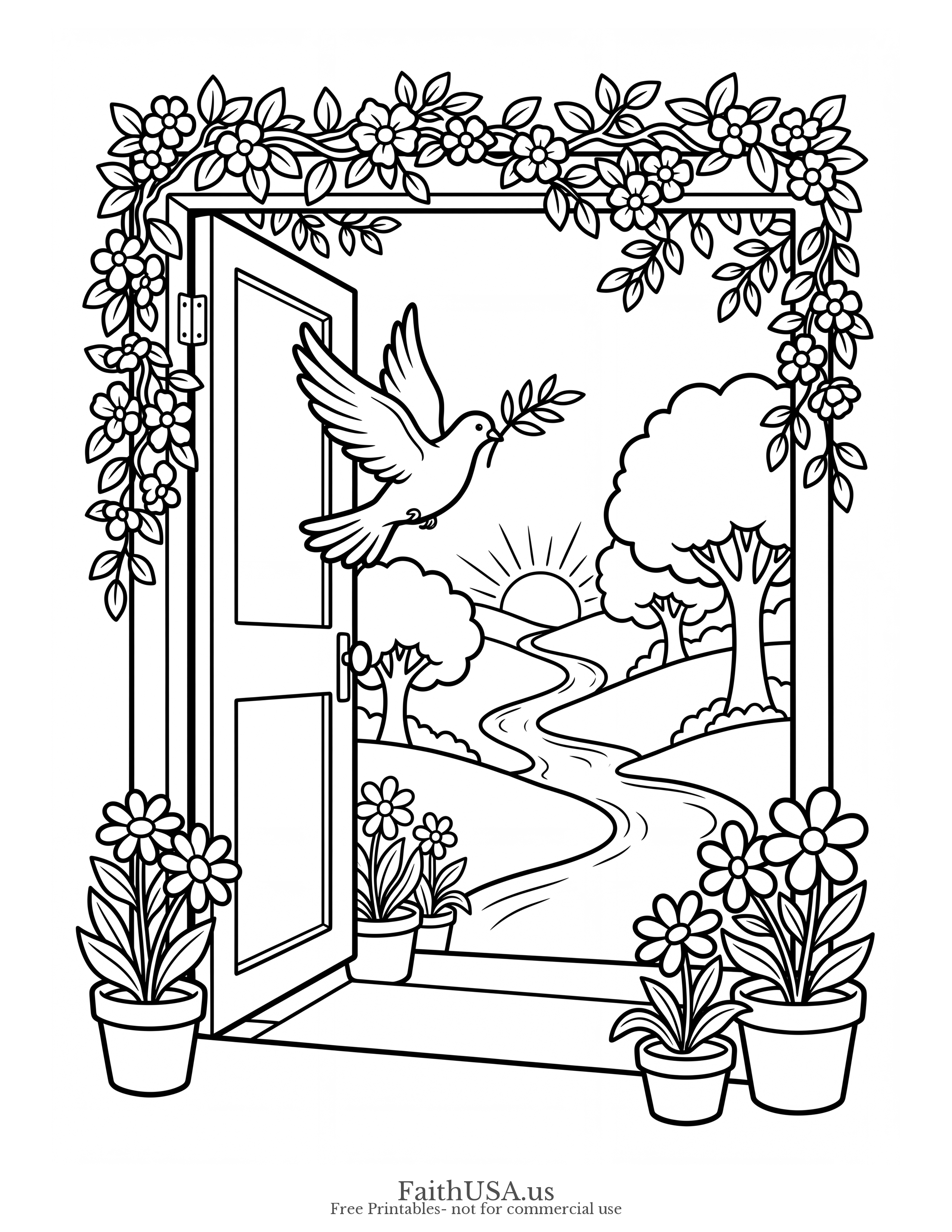 Jeremiah 29:11 (Simple) - Free printable bible verse coloring page