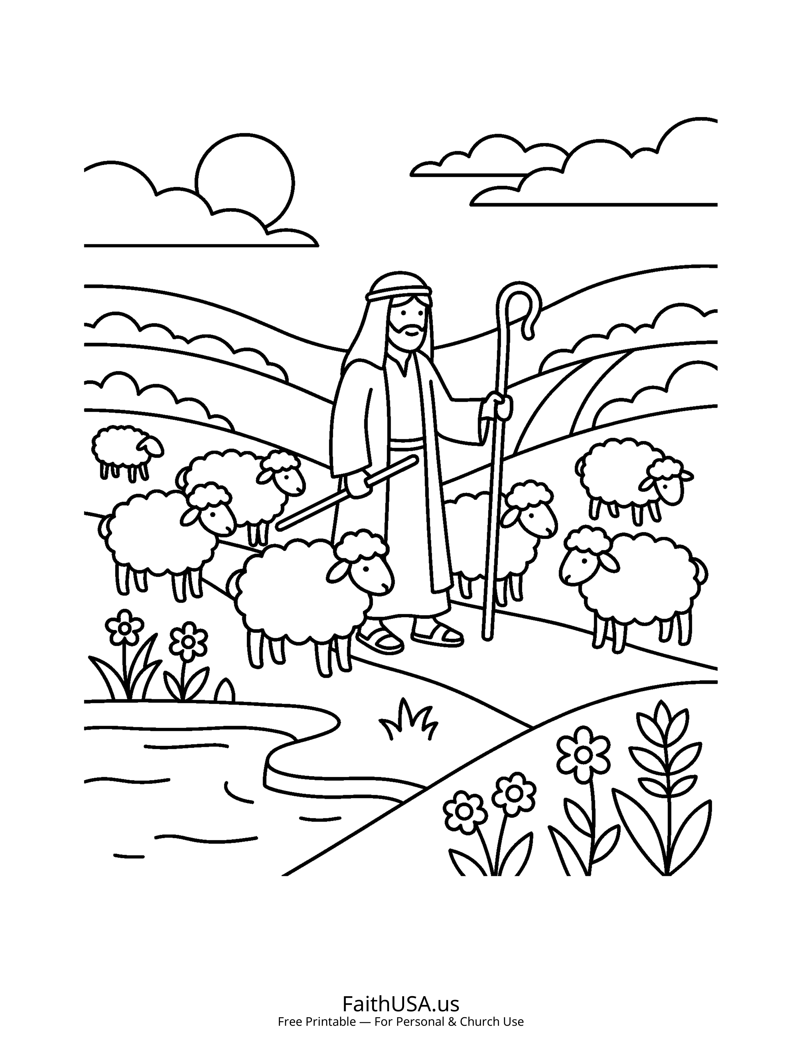 Psalm Coloring Pages